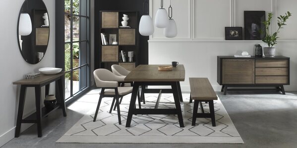 Camden Weathered & Peppercorn Oak Dining – George Street Furnishers