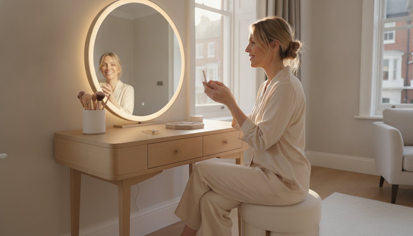 Dressing Table with Mirror and Lights: Creating a Sanctuary of Artistry and Light