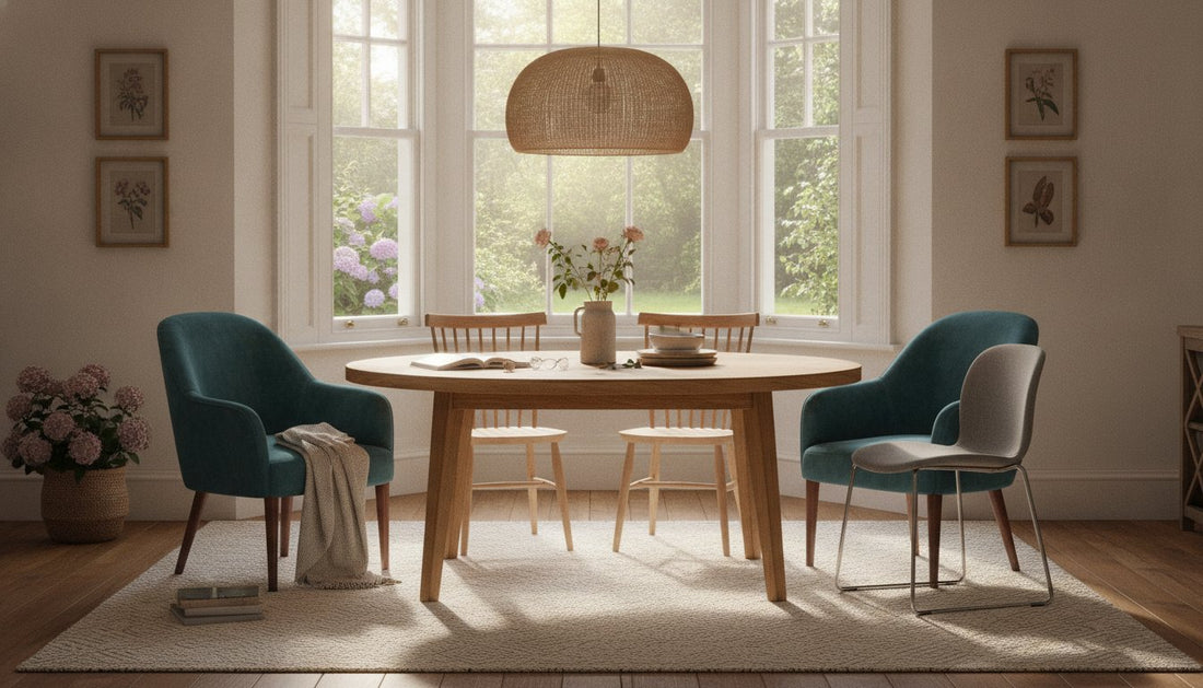 The Art of Mixing and Matching Dining Chairs: A Story of Curated Elegance