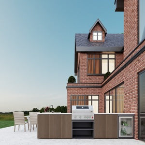 2.5m Outdoor Kitchen - 5 Year Warranty Grill Fridge Sink