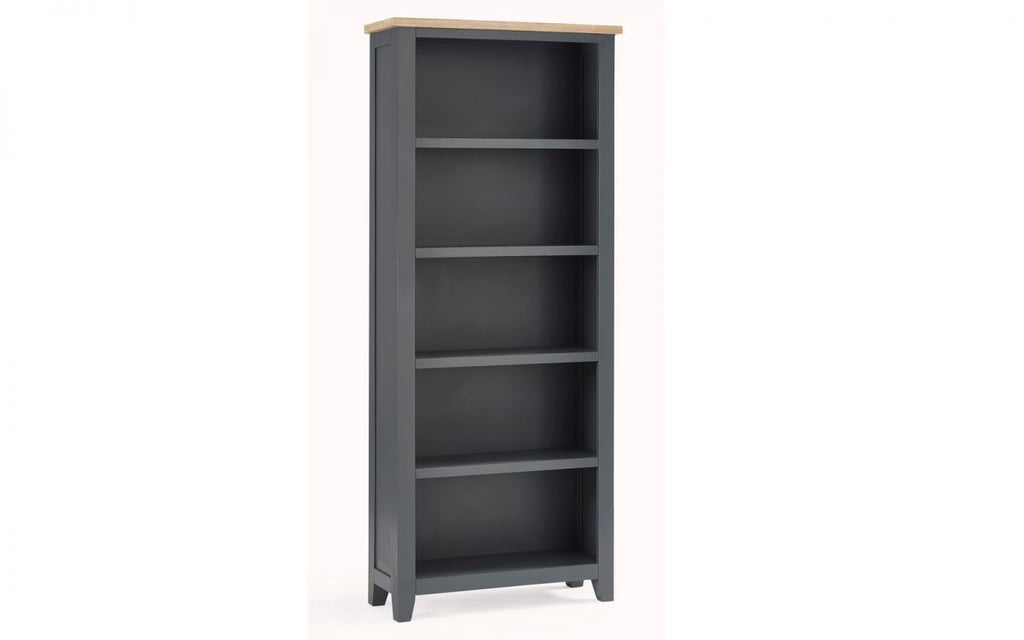 BOR107 Tall Bookcase Dark Grey