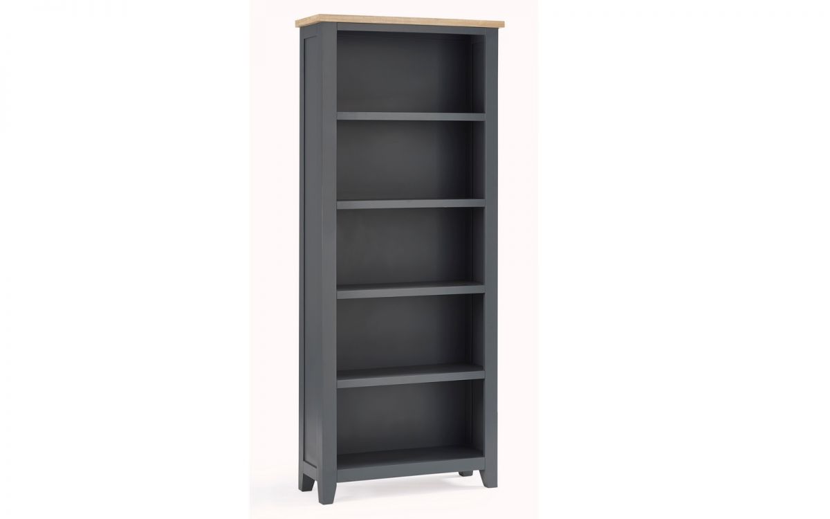 BOR107 Tall Bookcase Dark Grey