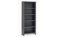 BOR107 Tall Bookcase Dark Grey