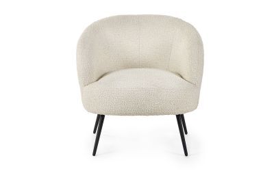 GIG001 Boucle Accent Chair - Ivory