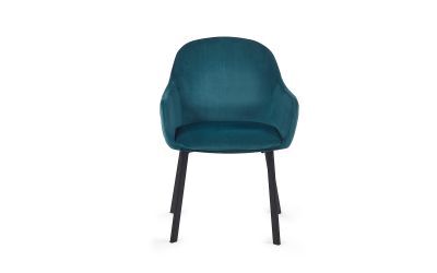Dining Chair - Teal Velvet