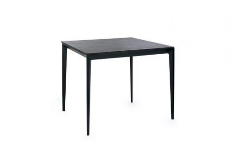 Rectangular Stone Top Dining Table - Slate Grey