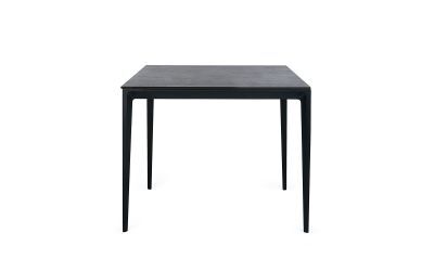Square Stone Top Dining Table - Slate Grey