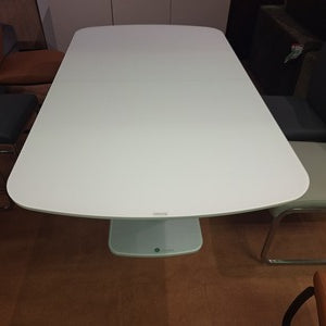 Lazzaro Ext Dining Table (1600mm/2000mm) White Gloss