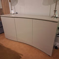 Lazzaro 3 door Sideboard - Cappucino Matt