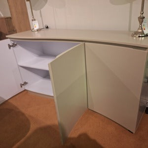 Lazzaro 3 door Sideboard - Cappucino Matt