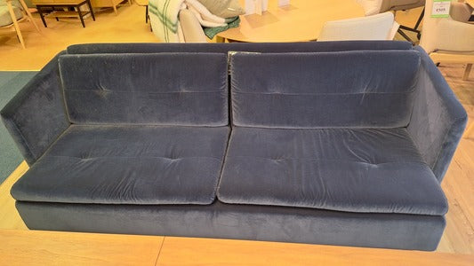 Lime 3 Seater Dining Sofa - Begonia