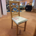 Colesbourne Cross Back Chair - Fabric Seat