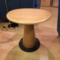 JF319WOODENLAMPTABLEOAK Lamp Table Oak