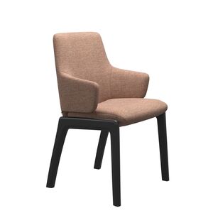 Large Low Back Dining Chair With Arms - D100
