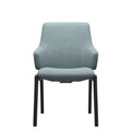 1842732 Large Low Back Dining Chair With Arms - D100
