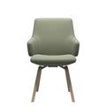 1842738 Large Low Back Dining Chair With Arms - D200