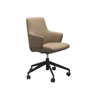 1842769 Large Low Back Dining Chair With Arms - Home Office
