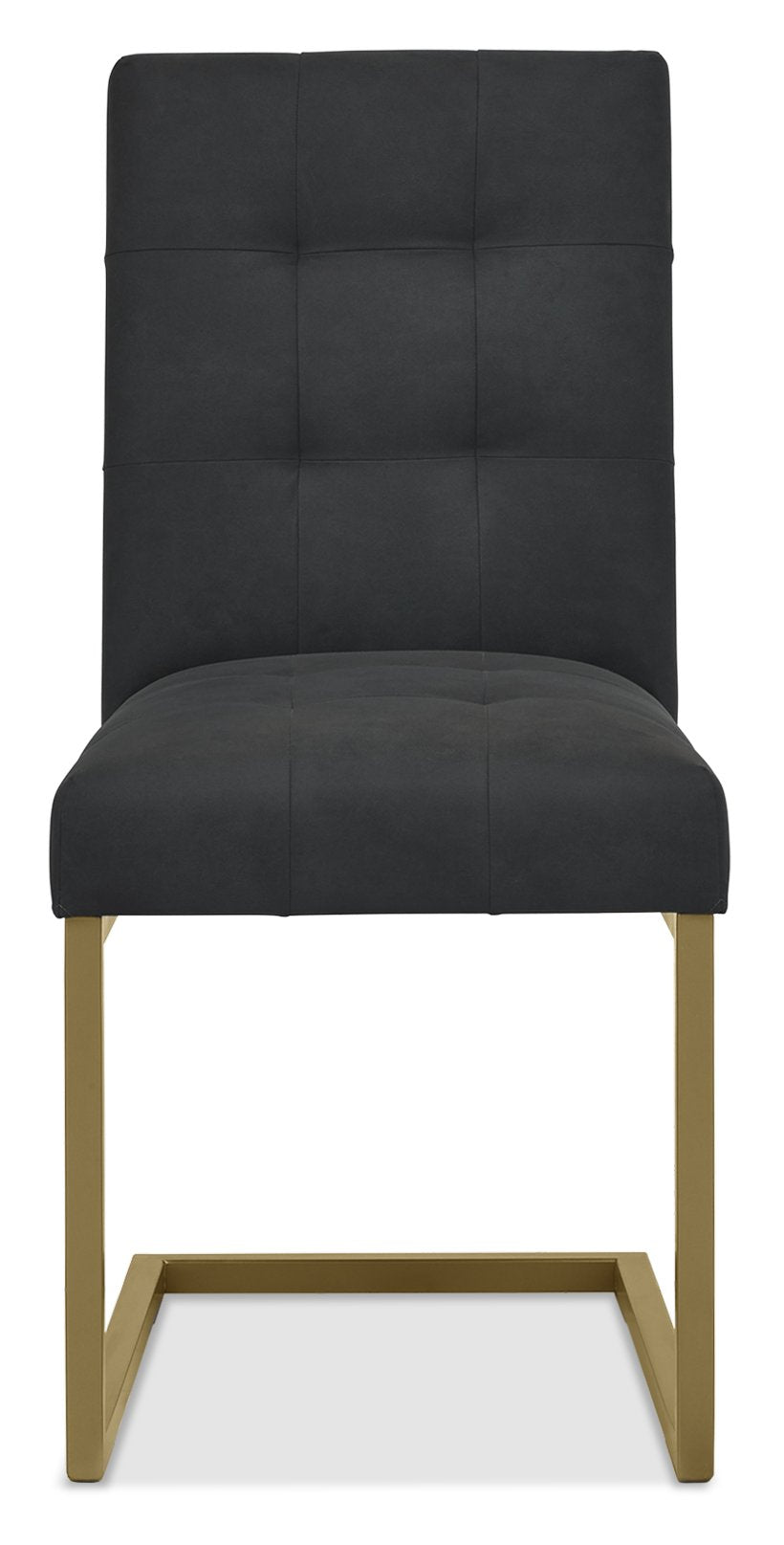2006-09UC-BL Cantilever Chair - Black Fabric