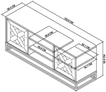 Entertainment Unit With Door