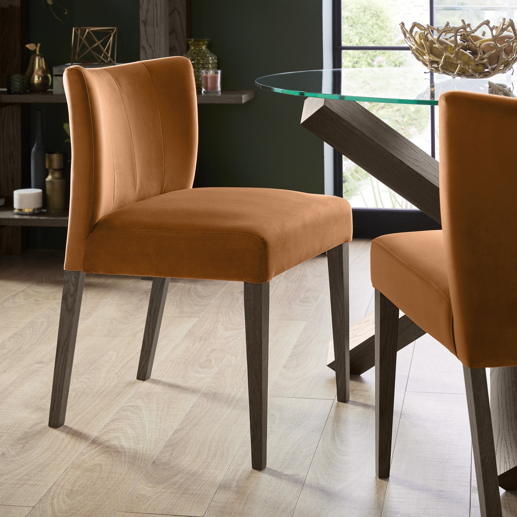 2690-09U-HP Low Back Uph Chair - Gun Metal Velvet Fabric.jpg