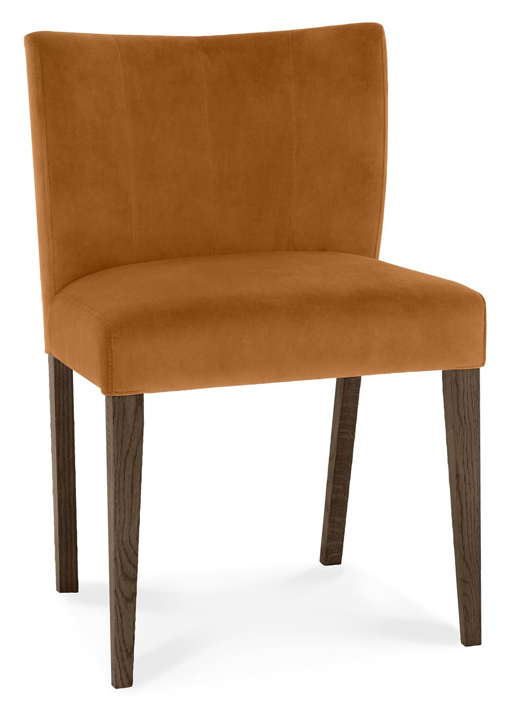 2690-09U-HP Low Back Uph Chair - Harvet Pumpkin Velvet Fabric (Pair)