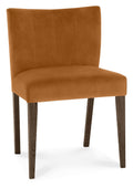 2690-09U-HP Low Back Uph Chair - Harvet Pumpkin Velvet Fabric (Pair)