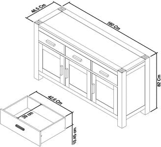 Wide Sideboard