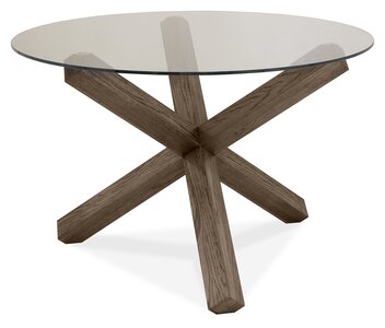 2693-9 Circular Glass Table