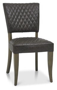 2740-09U-OWV Uph Chair With Diamond Stitched Back & Seat - Old West Vintage (Pair)