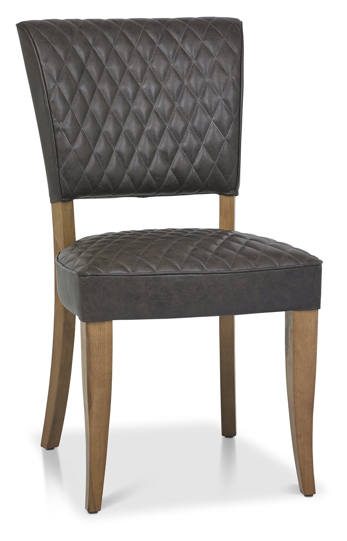 2741-09U-OWV Uph Chair With Diamond Stitched Back & Seat - Old West Vintage (Pair)
