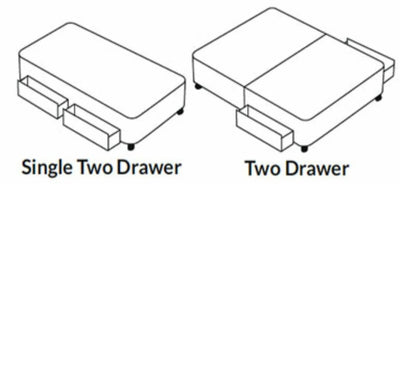 090cm / 2 Drawer