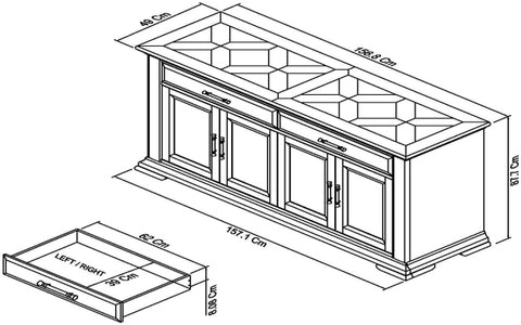 Wide Sideboard