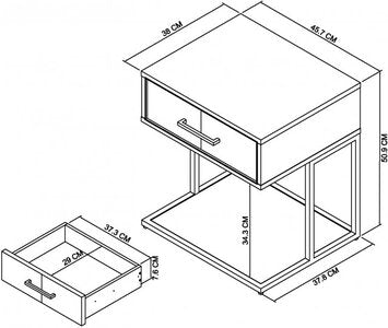 1 Drawer Nightstand