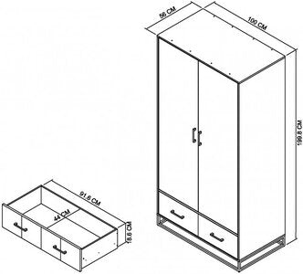 Double Wardrobe