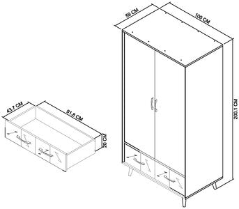 Double Wardrobe