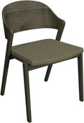 3043-09PB-GR Ply Back Dining Chair - Bonded Leather (Pair)