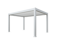 Saturn Aluminium Pergola - 4m x 3m Rectangular White