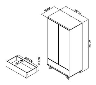 Double Wardrobe