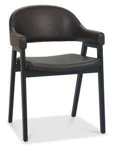 Upholstered Arm Chair - Old West Vintage Bonded Leather