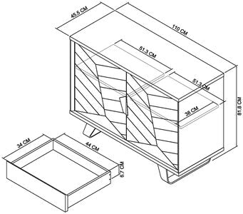 Wide Sideboard