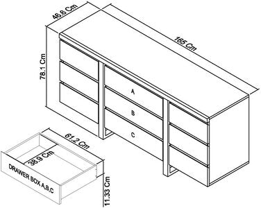 Wide Sideboard