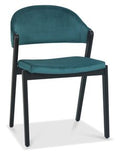 6048-09U-VAZ Upholstered Chair - Azure Velvet