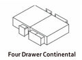 Hideaway Set - 2+2 Drawer