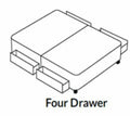 Hideaway Set - 4 Drawer