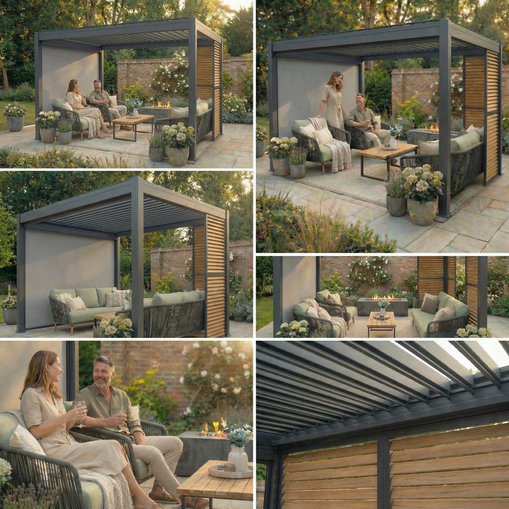 Saturn Aluminium Pergola