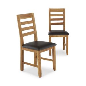 5355KD Dining Chair - Brown PU KD