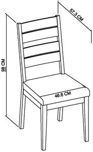 Chair - Dark Faux Leather