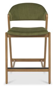 Upholstered Bar Stool - Cedar Velvet (Single)