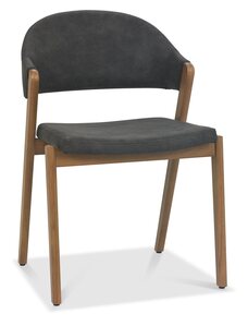 6049-09U-DGY Upholstered Chair - Dark Fabric (Pair)