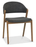 6049-09U-DGY Upholstered Chair - Dark Fabric